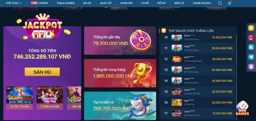 Chương trình VIP lg777 login